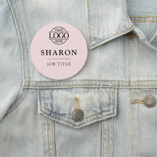 Custom Business Logo Employee Staff Magnetic 名札 (インサイチュ)