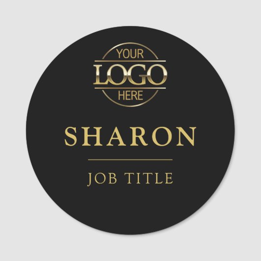 Custom Business Logo Employee Staff Magnetic 名札 (正面)