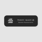 Custom Business Logo Employee Staff Name Tag 名札 (正面)