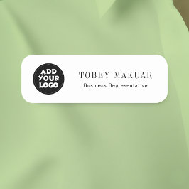 Custom Business Logo Employee Staff Name Tag 名札