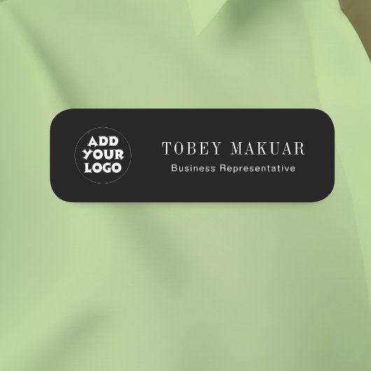 Custom Business Logo Employee Staff Name Tag 名札