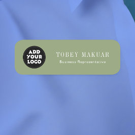 Custom Business Logo Employee Staff Name Tag 名札