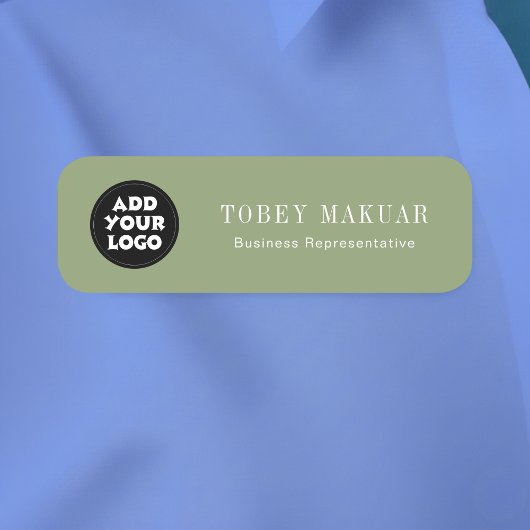 Custom Business Logo Employee Staff Name Tag 名札