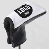 Custom Business Logo Golf Head Cover — Branded ゴルフヘッドカバー (3/4 正面)