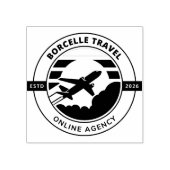 Custom Business Logo Large rubber stamp ラバースタンプ (インプリント)