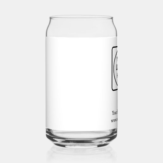 Custom Business Logo | Minimal Modern Branding  ガラス缶 (右)