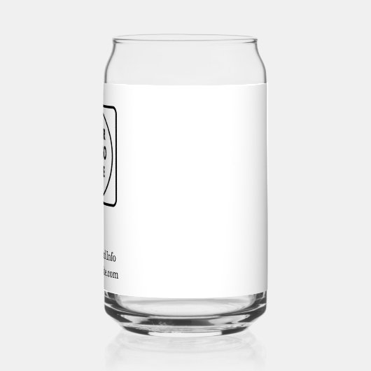 Custom Business Logo | Minimal Modern Branding  ガラス缶 (左)