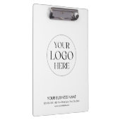 Custom Business Logo Modern Minimalist Promotional クリップボード (右)