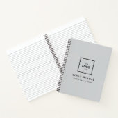 Custom Business Logo Modern Professional  ノートブック (内部)
