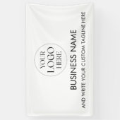 Custom Business Logo Modern Professional 横断幕 (縦)