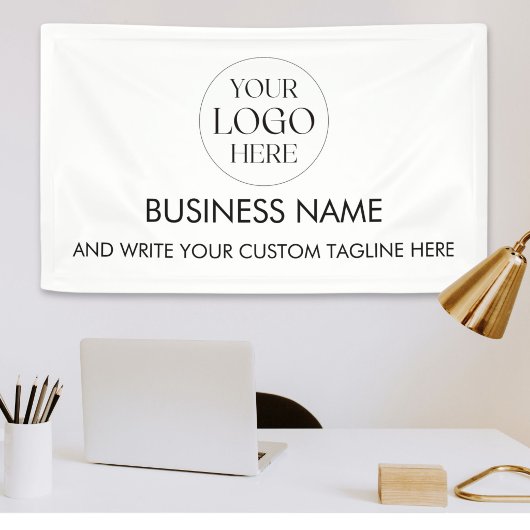 Custom Business Logo Modern Professional 横断幕