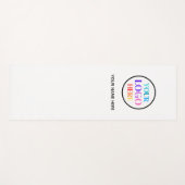 Custom Business Logo Name ヨガマット (正面(横))