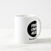 Custom Business Logo & Name Branded Coffee Mug コーヒーマグカップ (正面右)