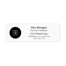 Custom Business Logo Personalized Address Labels ラベル