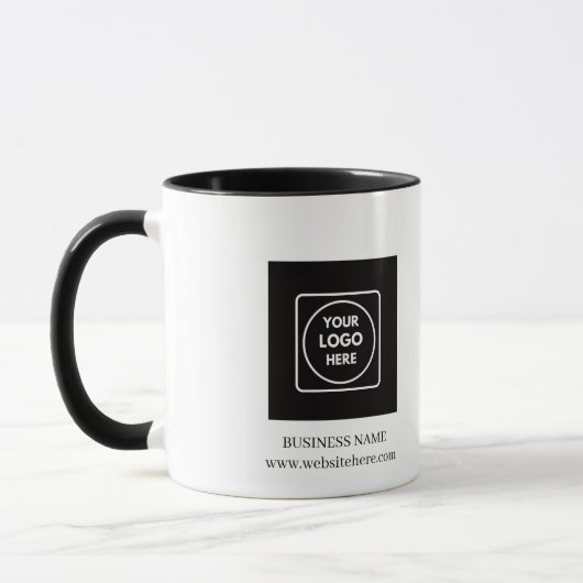 Custom Business Logo Personalized Coffee Mug マグカップ (左)