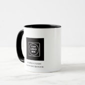 Custom Business Logo Personalized Coffee Mug マグカップ (正面左)