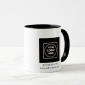 Custom Business Logo Personalized Coffee Mug マグカップ (正面右)