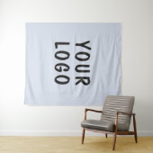 Custom Business Logo Photo Backdrop  タペストリー (インサイチュ(横))