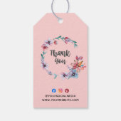 Custom Business Logo Price Hang Tag ギフトタグ (裏面)