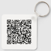 Custom Business Logo & QR Code Promotional Swag キーホルダー (裏面)