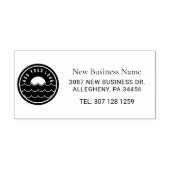 Custom Business Logo Return Address ラバースタンプ (インプリント)