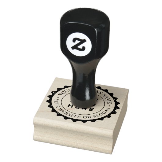 Custom Business Logo Round Rubber Stamp ラバースタンプ (スタンプ)