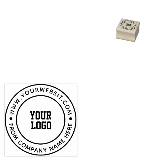 Custom Business Logo Rubber | Personalized Company ラバースタンプ (押印)