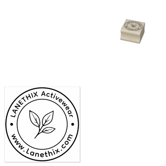  Custom Business Logo Rubber Stamp ラバースタンプ (押印)