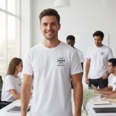 Custom Business Logo T-Shirt | Front & Back Brandi Tシャツ