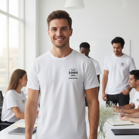 Custom Business Logo T-Shirt | Front & Back Brandi Tシャツ