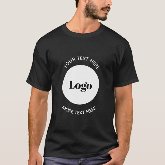 Custom Business Logo T-Shirt Tシャツ (正面)