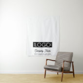 Custom Business Logo Table Runner Banner Retro タペストリー (インサイチュ)