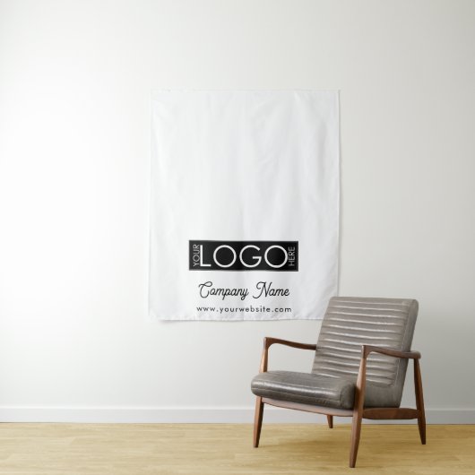Custom Business Logo Table Runner Banner Retro タペストリー (インサイチュ)