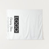 Custom Business Logo Table Runner Banner Retro タペストリー (正面(横))