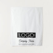 Custom Business Logo Table Runner Banner Retro タペストリー (正面)