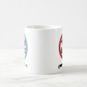 Custom Business Logo Text Mug for Businesses  Gift コーヒーマグカップ (中央)