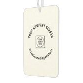 Custom Business Logo Text Promotional Branding カーエアーフレッシュナー (左)