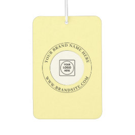 Custom Business Logo Text Promotional Branding カーエアーフレッシュナー