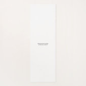 Custom Business Logo, Text Simple Promotional ヨガマット (裏面)