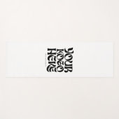 Custom Business Logo, Text Simple Promotional ヨガマット (正面(横))