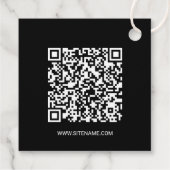 Custom Business Logo Thank You フェイバータグ (裏面)