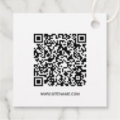 Custom Business Logo Thank You フェイバータグ (裏面)