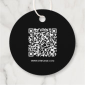 Custom Business Logo Thank You フェイバータグ (裏面)