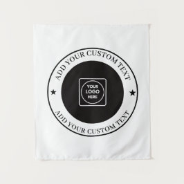 Custom Business Logo Upload Promotional Display タペストリー