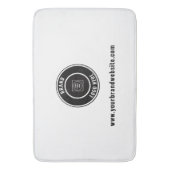 Custom Business Logo & Website Branding Bath Mat バスマット (正面縦)