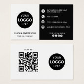Custom business logo website social media (正面&裏面)
