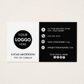 Custom business logo website social media (正面)