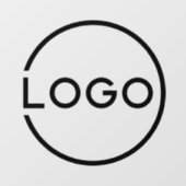 Custom Business Logo Window Cling ウィンドウサイン (シート)