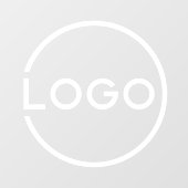 Custom Business Logo Window Cling ウィンドウサイン (シート)