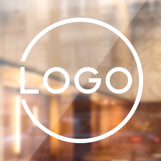 Custom Business Logo Window Cling ウィンドウサイン (シート2)